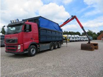 Kipper vrachtwagen Volvo FH500 8x4*4 Palfinger Epsilon M110L