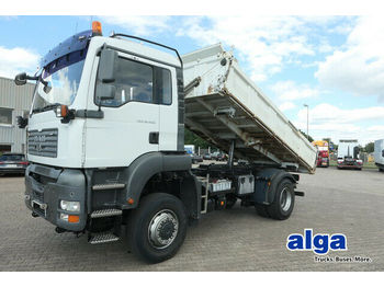 Kipper vrachtwagen MAN 18.400 TGA 4x4, Meiller, Euro 4, Allrad, Klima: afbeelding 1