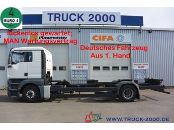 Containertransporter/ Wissellaadbak vrachtwagen MAN TGA 18.360 BDF 1.Hd 5 Sitze Fahrschule Schalter: afbeelding 1
