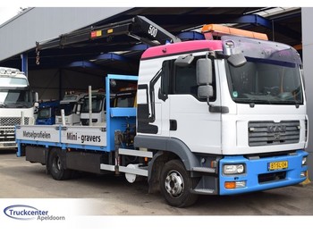 Vrachtwagen met open laadbak MAN TGL 12.240, HMF 503 K2, 11990 kg, Euro 4, Truckcenter Apeldoorn: afbeelding 1