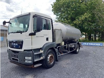 Tankwagen voor het vervoer van melk MAN TGS 18.360 INSULATED STAINLESS STEEL TANK 2 COMP 11000L: afbeelding 1