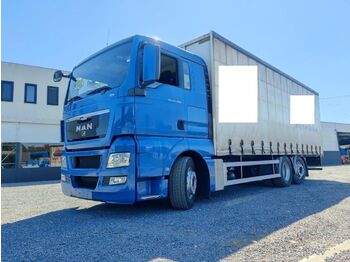 Schuifzeilen vrachtwagen MAN TGS 26.400 Euro 5 Schuifzeilenbak / Curtains: afbeelding 1