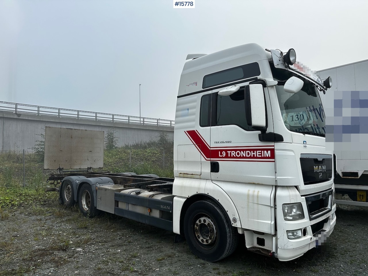 Containertransporter/ Wissellaadbak vrachtwagen MAN TGX 26.480: afbeelding 2