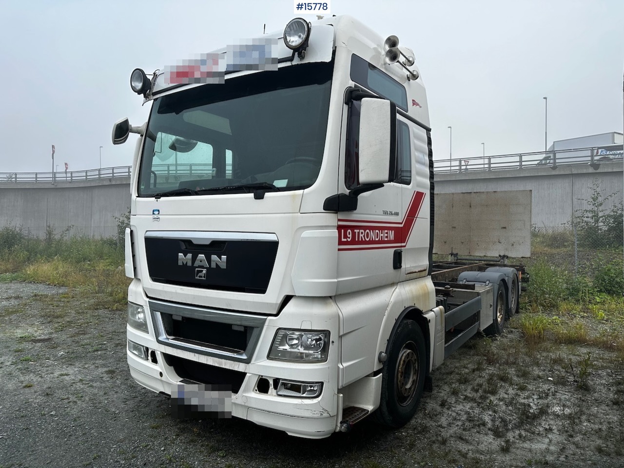 Containertransporter/ Wissellaadbak vrachtwagen MAN TGX 26.480: afbeelding 7
