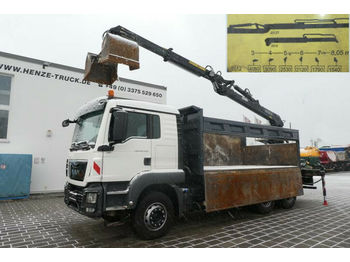 Kipper vrachtwagen, Kraanwagen MAN TG-S 26.400 6x4 3-Achs Kipper Heckkran Kesla 201: afbeelding 1