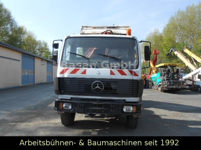 Kipper vrachtwagen, Kraanwagen Mercedes-Benz 1717 AK Kipper Allrad mit Kran: afbeelding 25