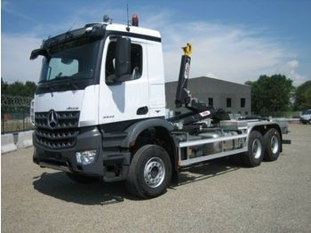 Haakarmsysteem vrachtwagen Mercedes-Benz 3342 6X6 HYVA Abroller: afbeelding 1