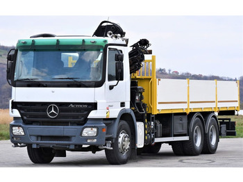 Kraanwagen, Vrachtwagen met open laadbak Mercedes-Benz ACTROS 2632 * HIAB 144B-3HIDUO+FUNK / 6x4: afbeelding 4