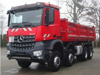 Kipper vrachtwagen Mercedes-Benz AROCS 4142 8x6 EURO6 DSK Meiller mit Bordmatik: afbeelding 1