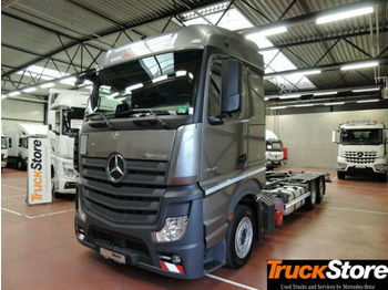 Containertransporter/ Wissellaadbak vrachtwagen Mercedes-Benz Actros 2542 L nR BDF Volumen Abstandsregelung: afbeelding 1