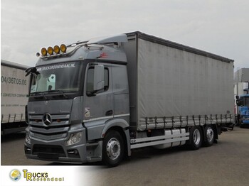 Schuifzeilen vrachtwagen Mercedes-Benz Actros 2542 reserved + Euro 5 + Dhollandia Lift + 6X2: afbeelding 1
