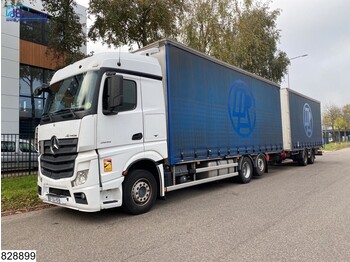 Schuifzeilen vrachtwagen Mercedes-Benz Actros 2545 6x2, EURO 6, Through-loading system, Combi: afbeelding 1