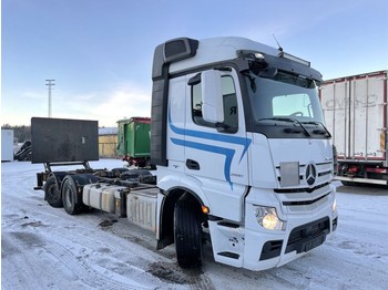 Containertransporter/ Wissellaadbak vrachtwagen Mercedes-Benz Actros 2551 6x2*4, Retarder, Euro 6, BDF-Chassi, Full Option, 2015: afbeelding 1