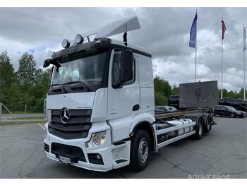 Containertransporter/ Wissellaadbak vrachtwagen Mercedes-Benz Actros L2551 L/6x2: afbeelding 1