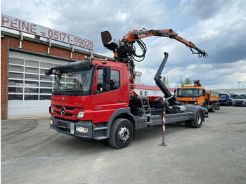 Haakarmsysteem vrachtwagen, Kraanwagen Mercedes-Benz Atego 1529 L Abrollkipper mit Kran: afbeelding 1
