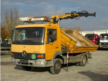 Kipper vrachtwagen, Kraanwagen Mercedes-Benz Atego 815 K 2-Achs Kipper Kran: afbeelding 1