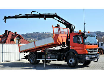 Kipper vrachtwagen Mercedes-Benz Axor 1829 Kipper 5,50m + Kran/FUNK Topzustand: afbeelding 1