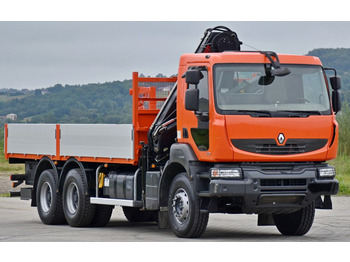 Kraanwagen, Vrachtwagen met open laadbak Renault KERAX 380 * HIAB 144 BS-3 HIDUO*FUNK *6x4: afbeelding 3
