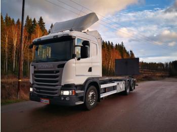 Containertransporter/ Wissellaadbak vrachtwagen SCANIA G490: afbeelding 1