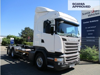 Containertransporter/ Wissellaadbak vrachtwagen SCANIA R450 - 6x2 MNB - HIGHLINE - BDF 7,15 / 7,45 - SCR: afbeelding 1
