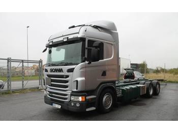 Containertransporter/ Wissellaadbak vrachtwagen Scania G480LB6X2*4 Euro 6: afbeelding 1