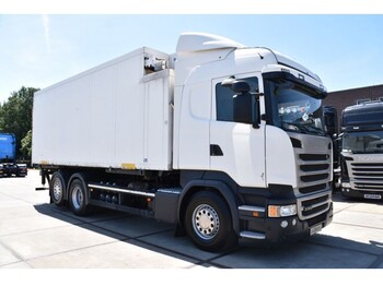 Koelwagen vrachtwagen Scania R410 HL 6x2MNB - RETARDER - EURO 6 - 596 TKM - NAVI - FULL AIR - THERMO KING - ELEVATOR -: afbeelding 1