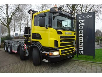 Haakarmsysteem vrachtwagen, Kraanwagen Scania R420 Cr 16 8x4 Kran ( 2014 ) + Container: afbeelding 1