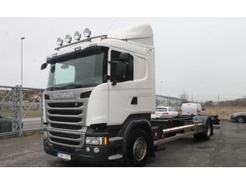 Containertransporter/ Wissellaadbak vrachtwagen Scania R450 LB 4x2 Euro 6: afbeelding 1