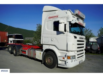 Containertransporter/ Wissellaadbak vrachtwagen Scania R480: afbeelding 1