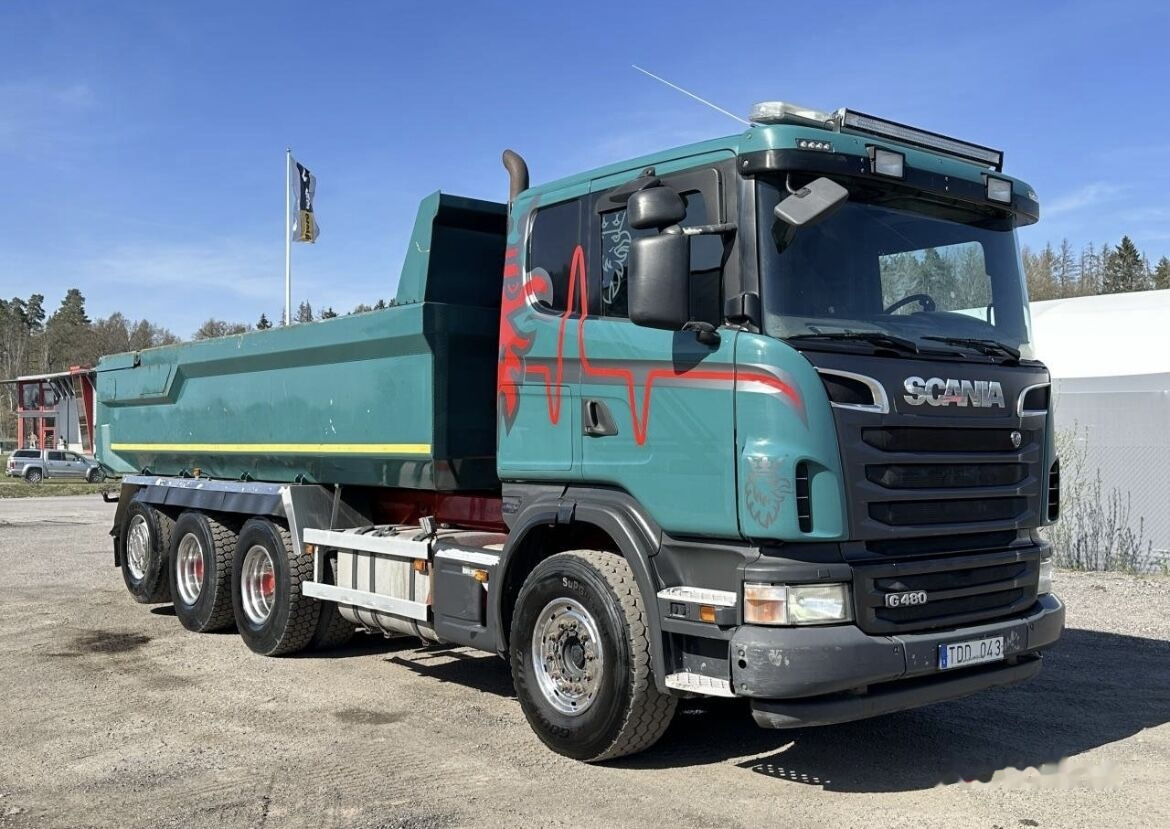 Kipper vrachtwagen Scania R480 8x4: afbeelding 5