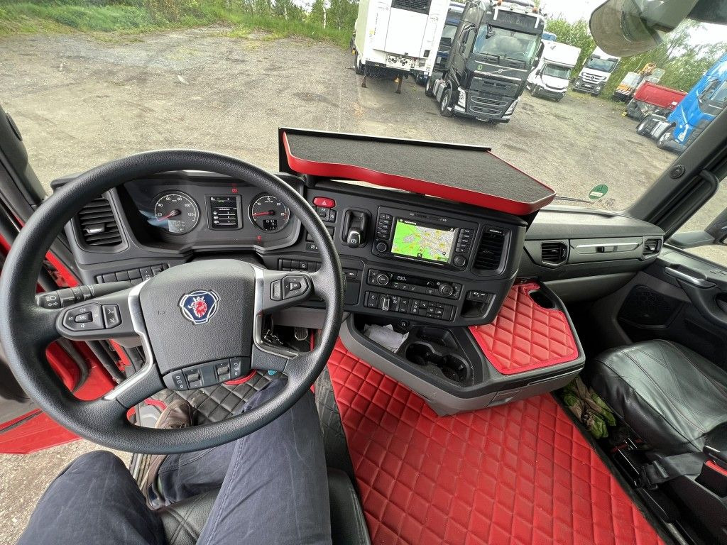 Kipper vrachtwagen, Kraanwagen Scania R660 V8*HIAB X-HIDUO188 E-S4*Funk*Bordmatik*: afbeelding 23