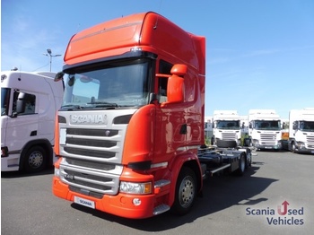 Containertransporter/ Wissellaadbak vrachtwagen Scania R 410 LB6X2MLB: afbeelding 1