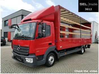 Schuifzeilen vrachtwagen Mercedes-Benz Atego 818 / Ladebordwand / German