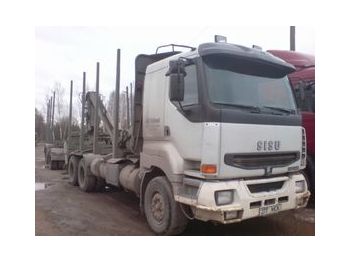 Sisu E12M, 6x4 mit kran - Vrachtwagen