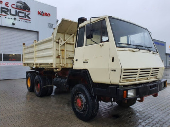 Steyr 1491-MAN, Full Steel 6x6, Manual Pump - Kipper vrachtwagen: afbeelding 1