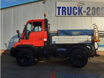 Kipper vrachtwagen, Gemeentelijke machine/ Speciaal Unimog U300 Winterdienst Salzstreuer Wechsellenkung: afbeelding 1