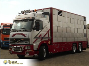 Veewagen vrachtwagen Volvo FH 16.470 + Manual + Euro 2 + Animal transport + LIFT + 6x2: afbeelding 1