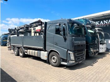 Kraanwagen, Vrachtwagen met open laadbak Volvo FH-470 HMF 2110 Baustoffkran: afbeelding 1
