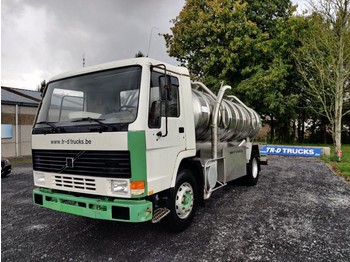 Tankwagen voor het vervoer van melk Volvo FL 7 230hp-manual pump-full steel-tank in stainless steel: afbeelding 1