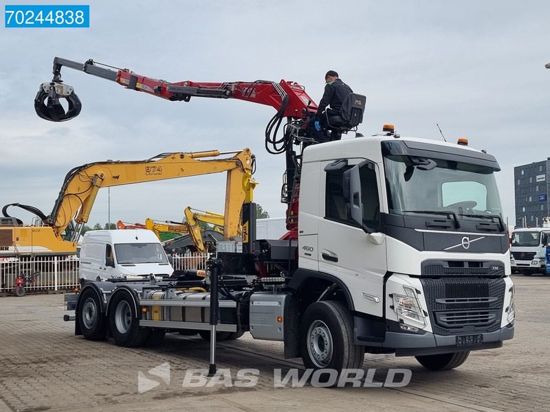 Nieuw Haakarmsysteem vrachtwagen, Kraanwagen Volvo FM 460 6X2 Penz Crane 15Z9.50R Hyva 20-57-S VEB Liftachse: afbeelding 4