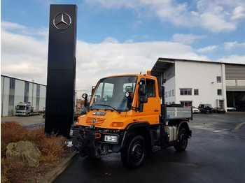 Mercedes-Benz UNIMOG U300 4x4 Hydraulik Standheizung Klima  - Vrachtwagen met open laadbak