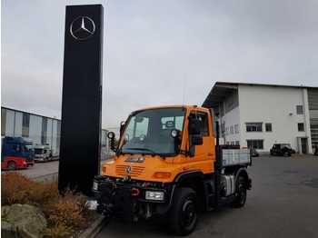Unimog Mercedes-Benz U300 4x4 Hydraulik Standheizung  - Vrachtwagen met open laadbak