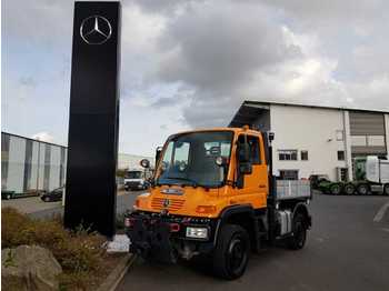 Unimog Mercedes-Benz U300 4x4 Hydraulik Standheizung  - Vrachtwagen met open laadbak