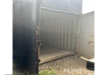 Zeecontainer 20' x 8' Steel Container (Door Damaged and Roof Leaks) (Sold Offsite - to be collected from Friel Construction Newtack Farm, Walsall Road, Great Wryley, WS6 6AP): afbeelding 1