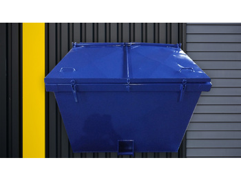 Nieuw Portaalcontainer voor het vervoer van afval Absetzmulde Absetzcontainer 7 cbm mit mit stahldeckel 7 symmetrisch: afbeelding 1