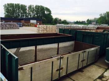 Diversen open fence cable/hook/chain system  - Haakarm container