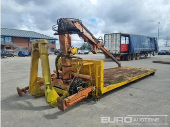  Flatbed Body, Atlas 3008 Crane to suit Hook Loader Lorry - Haakarm container