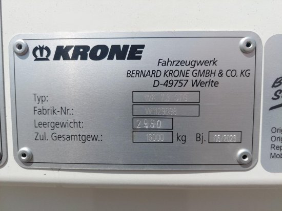 Nieuw Gesloten laadbak Krone DryBox Koffer Wechselbrücke, 7,30 Meter mehrere Stück verfügbar: afbeelding 8