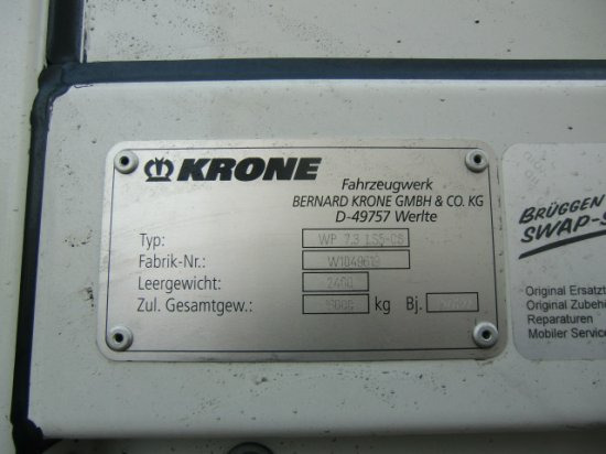 Nieuw Schuifzeilen laadbak Krone Wechselpritsche 7,30 Meter , XL Zertifikat: afbeelding 5