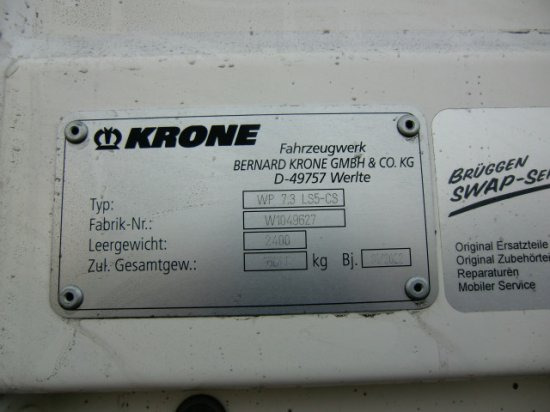 Nieuw Schuifzeilen laadbak Krone Wechselpritsche 7,30 Meter , XL Zertifikat: afbeelding 8